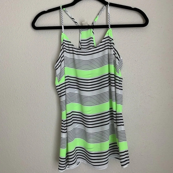 J. Crew factory neon striped tank top size 0 - Picture 1 of 5